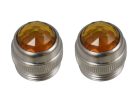 EP0826022 Allparts  amp lenses, amber, 2pcs