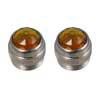 EP0826022 Allparts  amp lenses, amber, 2pcs