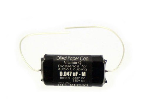 EP4059000 Allparts  Vitamin Q Black Candy capacitor .047uF, paper-in-oil