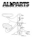 EP4130000 Allparts  wiring kit for Telecaster