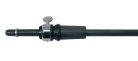 EPB-362E Teller  double bass endpin, ebony, 35cm. 16mm black rod, cone 29,5-32mm