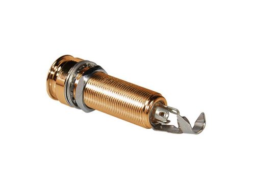 EPJ-48-GD Boston  endpin jack, solder 6,3mm fem jack, gold