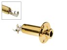 EPJ-67-G Boston  endpin jack, solder 6,3mm fem jack, fixed jack plate, gold