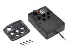 EQ-5 Richwood  active 3-band guitar pickup/preamp/tuner system, with piezo pickup and endpin jack