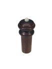 EV-22442RW Teller  violin endpin, 4/4-3/4, in rosewood, medium, hill model, with white ball