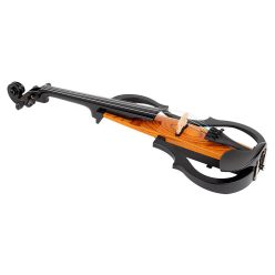   EV-40-NT Leonardo  electric violin with modern design, pre-amp, with bow, case, headphones, shoulder rest, natural