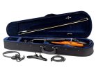 EV-40-NT Leonardo  electric violin with modern design, pre-amp, with bow, case, headphones, shoulder rest, natural