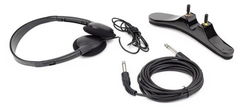 Leonardo EV-40-NT E-Geige – Naturfinish, modernes Design, Vorverstärker, mit Bogen, Etui, Kopfhörer, Schulterstütze