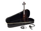 EV-50-W Leonardo  electric violin with Shadow active element, with case, headphones and ELS FBV-10  fiber bow