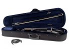 EV-60-CB Leonardo Elementary series electric violin with hollow body, Shadow active element, ebony fingerboard & pegs, carbon finish