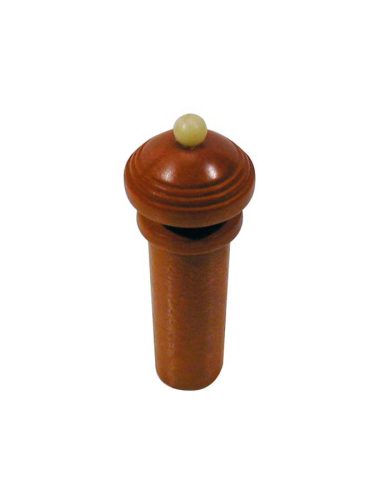 EV44BW2 ELS  violin endpin 4/4, boxwood, white ball, medium