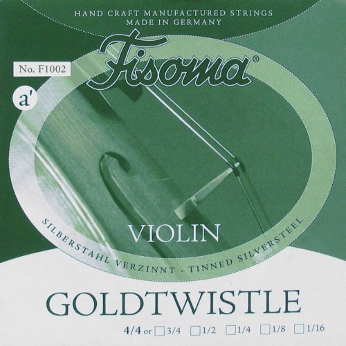 F-1002 Fisoma Goldtwistle violin string A-2 4/4, steel & aluminum