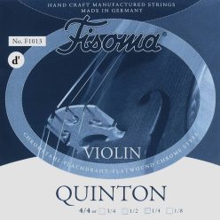   F-1013 Fisoma Quinton violin string D-3 4/4, steel & chrome steel