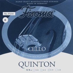   F-1214 Fisoma Quinton cello string C-4 4/4, steel & chrome steel