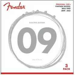   F-150L-3 Fender Original 150s string set electric, pure nickel, light, 009-011-016-024-032-042, 3 pack