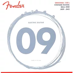   F-150L Fender Original 150s string set electric, pure nickel, light, 009-011-016-024-032-042