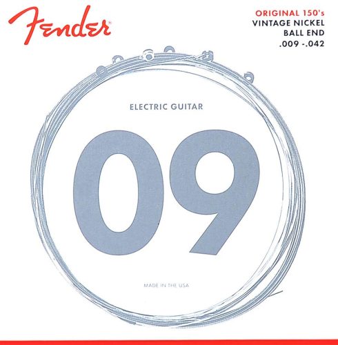 F-150L Fender Original 150s string set electric, pure nickel, light, 009-011-016-024-032-042