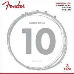   F-150R-3 Fender Original 150s string set electric, pure nickel, regular, 010-013-017-026-036-046, 3 pack