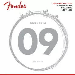   F-3150LR Fender Original Bullets string set electric, pure nickel roundwound, light top regular bottom, 009-011-016-026-036-046