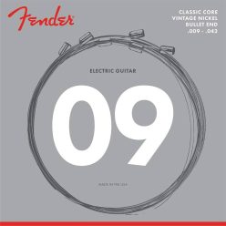   F-3155L Fender Classic Core string set electric, vintage nickel, light, bullet ends, 009-011-016-024-032-042