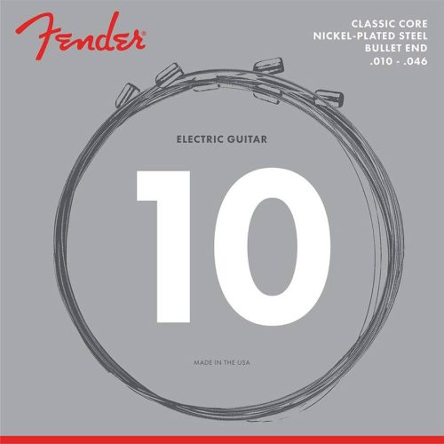 F-3255R Fender Classic Core string set electric, nickel plated steel, regular, bullet ends, 010-013-017-026-036-046