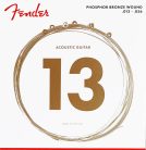 F-60M Fender Phosphor Bronze string set acoustic, ph.bronze roundwound, medium, 013-017-026-036-046-056