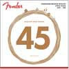 F-8060 Fender Phosphor Bronze Acoustic Bass string set 34" long scale, phosphor bronze wound 045-065-080-100