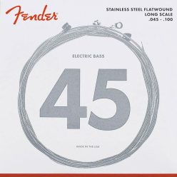   F-9050L Fender Stainless 9050s string set electric bass, stainless steel flatwound, light, 045-060-080-100