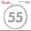 F-9050M Fender Stainless 9050s string set electric bass, stainless steel flatwound, medium, 055-070-090-105