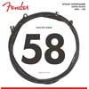 F-9120M Fender Nylon 9120s string set electric bass (fretless), nylon tapewound, medium 058-072-092-110