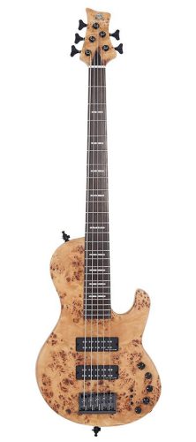 F10 5/NTS Sire Basses F Series Marcus Miller swamp ash + poplar burl 5-string active bass guitar, natural satin, with hardcase