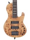 F10 5/NTS Sire Basses F Series Marcus Miller swamp ash + poplar burl 5-string active bass guitar, natural satin, with hardcase