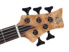 F10 5/NTS Sire Basses F Series Marcus Miller swamp ash + poplar burl 5-string active bass guitar, natural satin, with hardcase