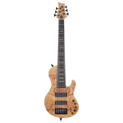   F10 6/NTS Sire Basses F Series Marcus Miller swamp ash + poplar burl 6-string active bass guitar, natural satin, with hardcase