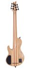 F10 6/NTS Sire Basses F Series Marcus Miller swamp ash + poplar burl 6-string active bass guitar, natural satin, with hardcase