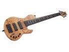 F10 6/NTS Sire Basses F Series Marcus Miller swamp ash + poplar burl 6-string active bass guitar, natural satin, with hardcase