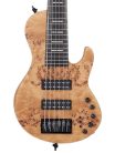 F10 6/NTS Sire Basses F Series Marcus Miller swamp ash + poplar burl 6-string active bass guitar, natural satin, with hardcase