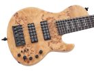 F10 6/NTS Sire Basses F Series Marcus Miller swamp ash + poplar burl 6-string active bass guitar, natural satin, with hardcase