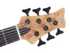 F10 6/NTS Sire Basses F Series Marcus Miller swamp ash + poplar burl 6-string active bass guitar, natural satin, with hardcase