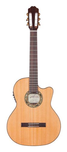 F65CW-TLR Kremona Performer Series thinline classic guitar solid cedar and indian rosewood, gloss finish - with Fishman Presys Pro