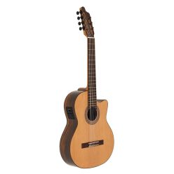   F65CW7SVE Kremona Performer Series 7-string classic guitar solid red cedar and indian rosewood, gloss finish - with Fishman Classic