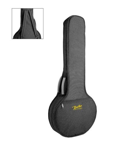 FB-21 Boston  bag for folk banjo, height: 104 cm., 21 mm. padded nylon, black