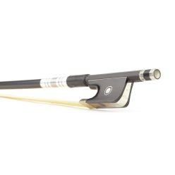   FBA-10/34 ELS  viola bow, 3/4, glass fiber/black, round, ebony frog, single eye, whalebone imitation