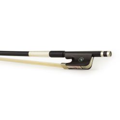   FBA-25/44 ELS  viola bow, 4/4, carbon fiber/black, round, ebony frog, parisian eye, fully nickel mounted