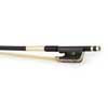 FBA-25/44 ELS  viola bow, 4/4, carbon fiber/black, round, ebony frog, parisian eye, fully nickel mounted