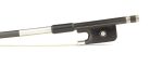 FBA-50/44 ELS  viola bow,4/4, carbon fiber/carbon pattern, round, ebony frog, parisian eye, fully nickel mounted