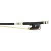 FBC-10/12 ELS  cello bow, 1/2, glass fiber/black, round, ebony frog, single eye, whalebone imitation