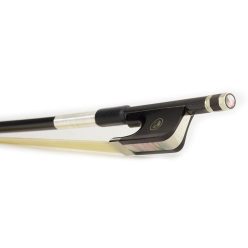   FBC-50/44 ELS  cello bow, 4/4, carbon fiber/pattern, round, ebony frog, parisian eye, fully nickel mounted