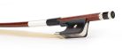 FBDF-5034-W ELS  french d. bass bow, 3/4, carbon fiber/wood layered, round, ebony frog, parisian eye, nickel mounted