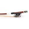 FBDF-5034-W ELS  french d. bass bow, 3/4, carbon fiber/wood layered, round, ebony frog, parisian eye, nickel mounted